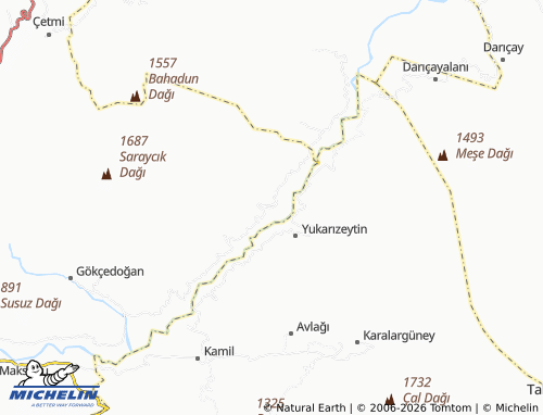 Mappa MICHELIN Karacaoğlan - ViaMichelin
