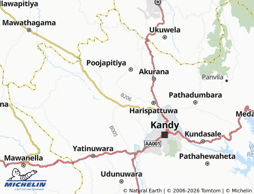 Mappa MICHELIN Ulladupitiya East - ViaMichelin