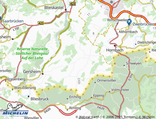 MICHELIN-Landkarte Pinningen - ViaMichelin