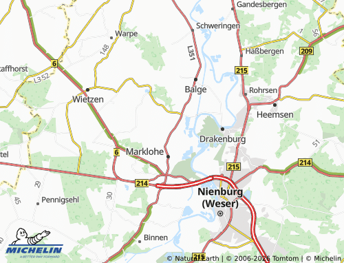 MICHELIN Mehlbergen map - ViaMichelin