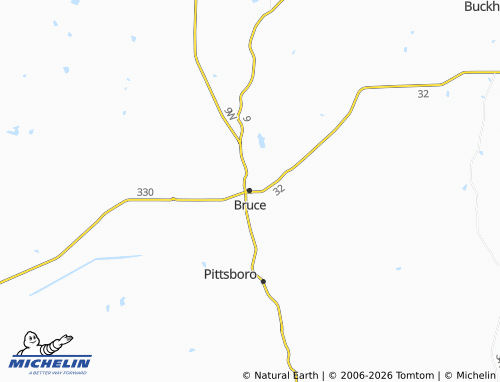 Mapa MICHELIN Bruce - ViaMichelin