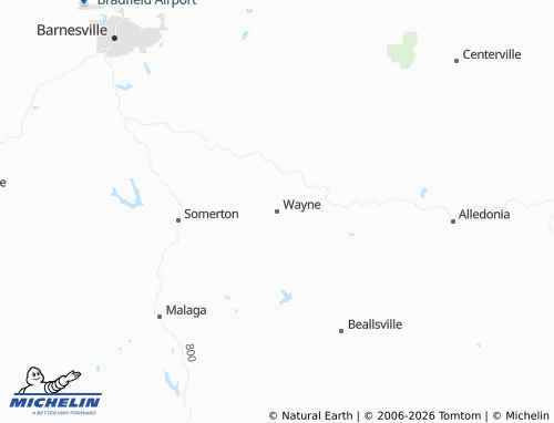 MICHELIN Wayne map - ViaMichelin