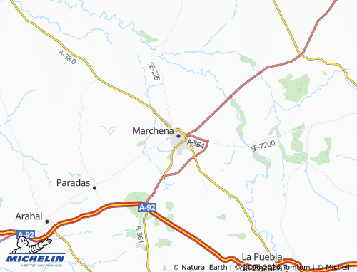 Mappa MICHELIN Marchena - ViaMichelin