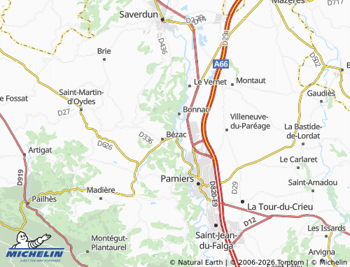Carte MICHELIN Gaillac - ViaMichelin
