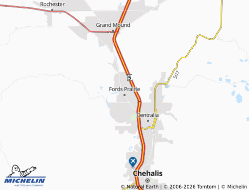 Mappa MICHELIN Fords Prairie - ViaMichelin