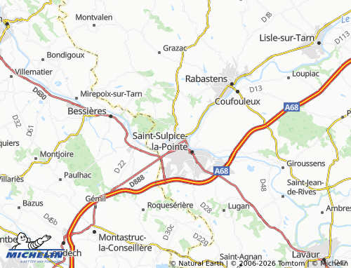 Mappa MICHELIN Mézens - ViaMichelin
