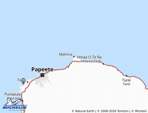 MICHELIN Mahina map - ViaMichelin