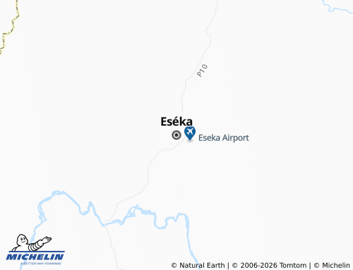 MICHELIN Eséka map - ViaMichelin
