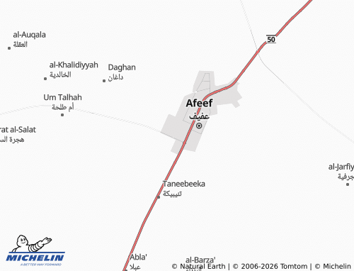 MICHELIN-Landkarte al-Wisam - ViaMichelin