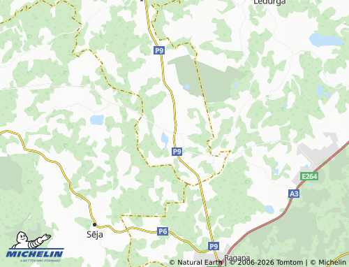 Mappa MICHELIN Bīriņi - ViaMichelin