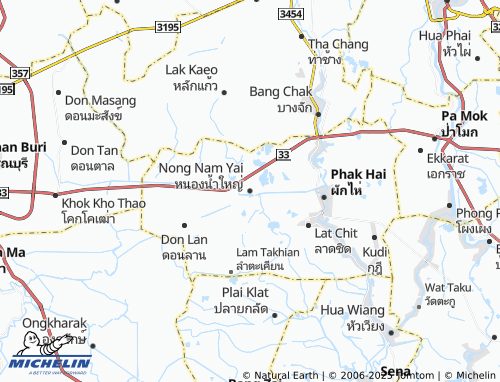 MICHELIN Nong Nam Yai map - ViaMichelin