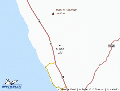 Mapa MICHELIN al-Ras - ViaMichelin