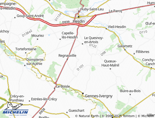 Carte MICHELIN Chériennes - ViaMichelin