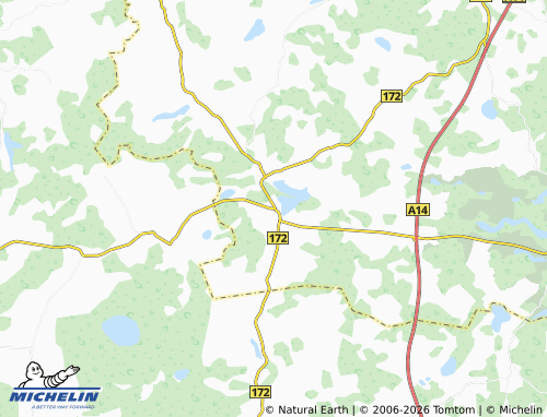Mappa MICHELIN Giedraičiai - ViaMichelin