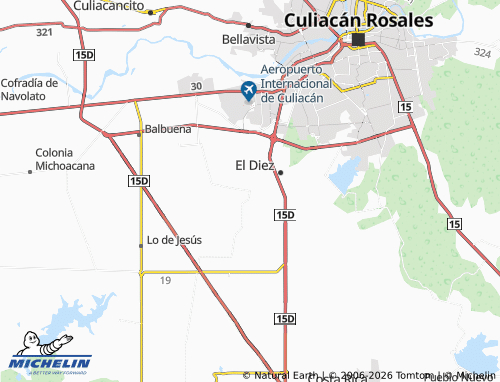 Mappa MICHELIN Bachigualatito - ViaMichelin