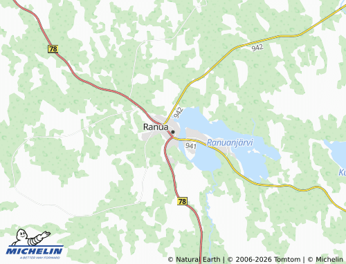 Kaart MICHELIN Ranua - ViaMichelin
