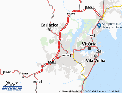MICHELIN Santana map - ViaMichelin