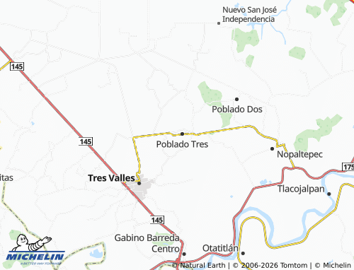 Mappa MICHELIN Nuevo Mondongo - ViaMichelin