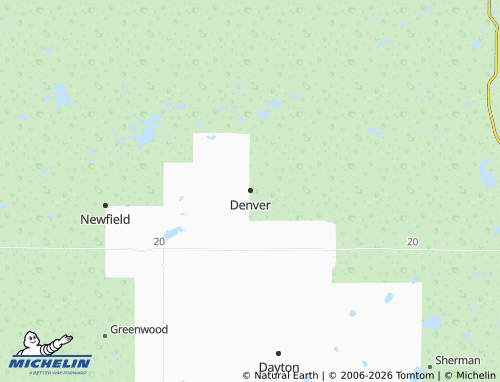 Kaart MICHELIN Denver - ViaMichelin