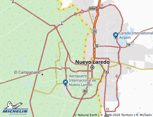 Mapa MICHELIN Los Garza - ViaMichelin