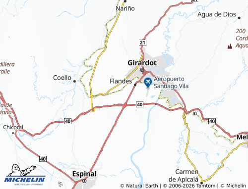 Carte MICHELIN El Topacio - ViaMichelin