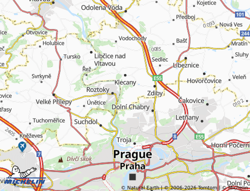 Mappa MICHELIN Brnky - ViaMichelin