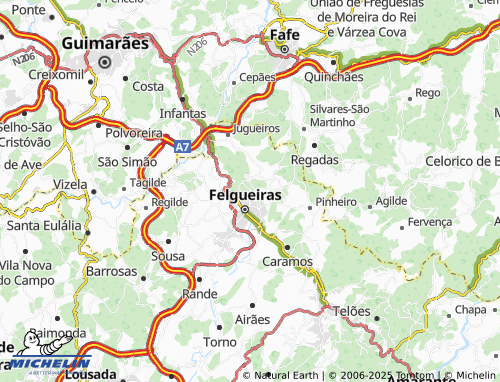 Mapa MICHELIN Santa Quitéria - ViaMichelin