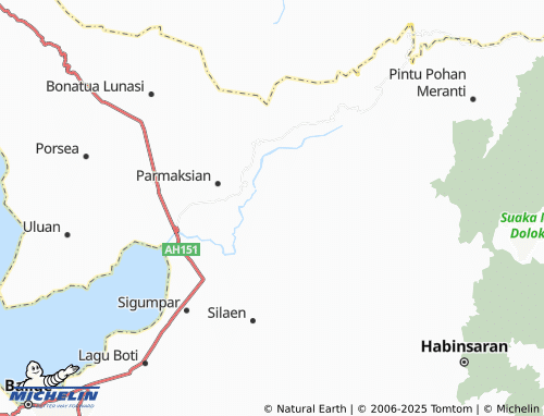 MICHELIN Siantar Narumonda map - ViaMichelin