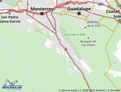 MICHELIN Privada Las Jacarandas map - ViaMichelin