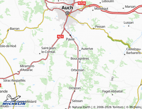MICHELIN Lasseube-Propre map - ViaMichelin