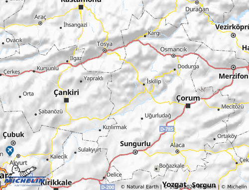 Mappa MICHELIN Bayat - ViaMichelin