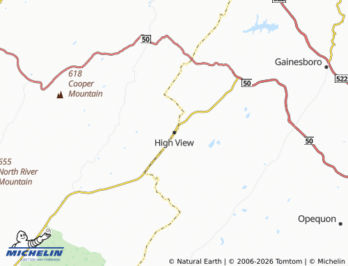 Carte MICHELIN High View - ViaMichelin