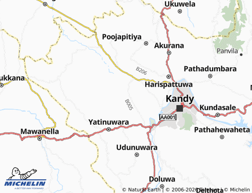 MICHELIN Kobbekaduwa map - ViaMichelin