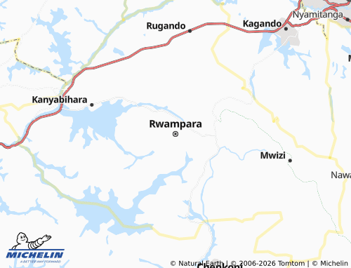 MICHELIN Rwampara map - ViaMichelin