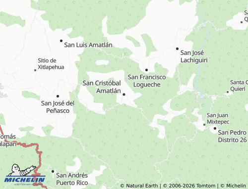 Kaart MICHELIN San Cristóbal Amatlán - ViaMichelin