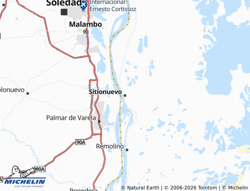 Carte MICHELIN Sitionuevo - ViaMichelin