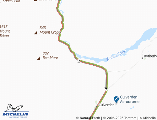 Mapa MICHELIN Mount Culverden - ViaMichelin
