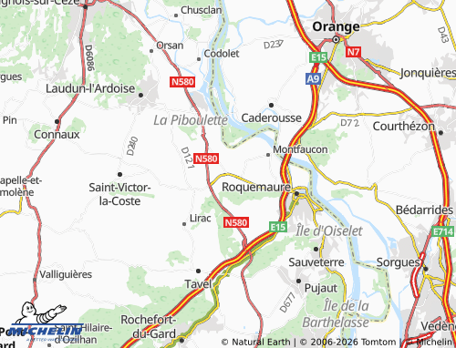 Mapa MICHELIN Saint-Geniès-de-Comolas - ViaMichelin