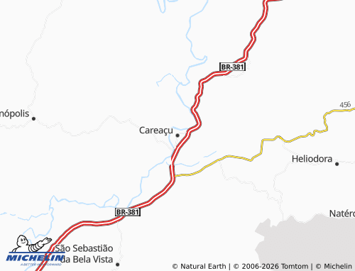 Mappa MICHELIN Careaçu - ViaMichelin