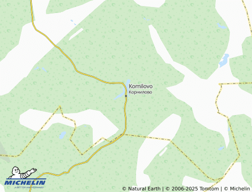 MICHELIN Kornilovo map - ViaMichelin