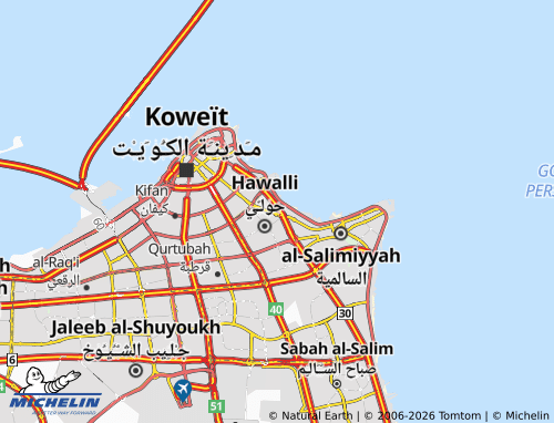 MICHELIN Al Shaab 1 map - ViaMichelin