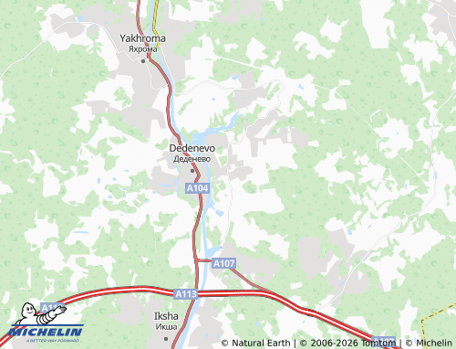 Carte MICHELIN Kuzyayevo - ViaMichelin