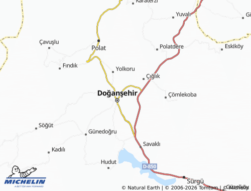 MICHELIN Esentepe map - ViaMichelin