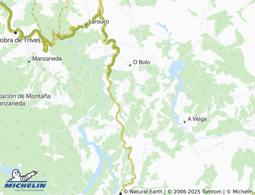 MICHELIN Chao de Castro (San Martiño) map - ViaMichelin