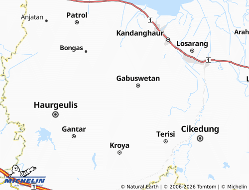 MICHELIN-Landkarte Gabuskulon - ViaMichelin