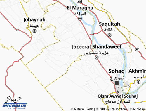 Mappa MICHELIN Bahtah - ViaMichelin