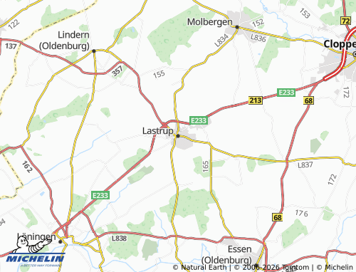 MICHELIN Lastrup map - ViaMichelin