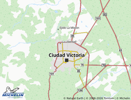 MICHELIN Fovissste map - ViaMichelin