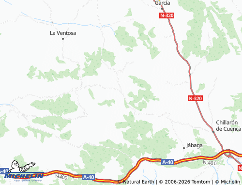 MICHELIN Villar del Saz de Navalón map - ViaMichelin