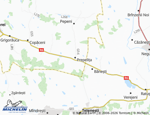 Mapa MICHELIN Prepelița - ViaMichelin